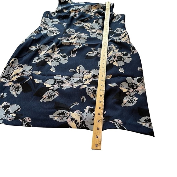 Mario Serrano Made In Italy- Floral Sheath-Size12-Round Neck-Fitted Bodice NWOT - Picture 4 of 12